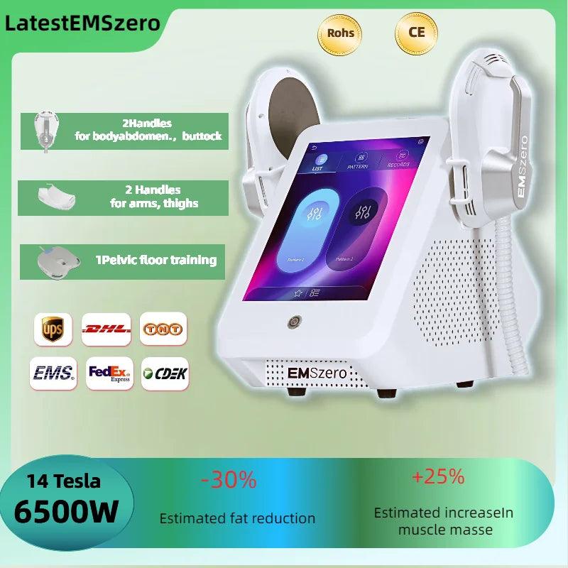 2024 NEW DLS-EMSlim NEO EMSzero HIEMT PRO High Quality EMS Muscle Sculpting 4 Handles 6500W Fat Burning Muscle Stimulator