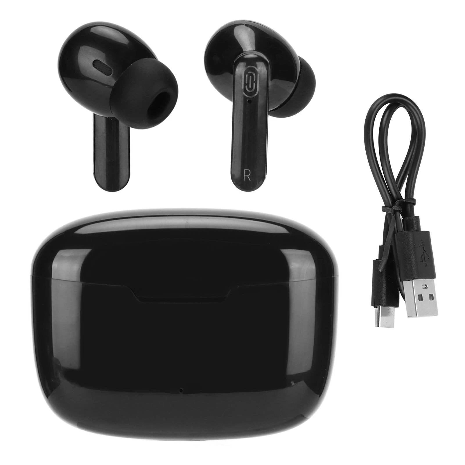 Language Translator Earbuds 5 Modes High Accuracy Black Bluetooth Language Translator Earbuds for Shopping for Learning