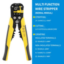 Crimper Cable Cutter Adjustable Automatic Wire Stripper Tool