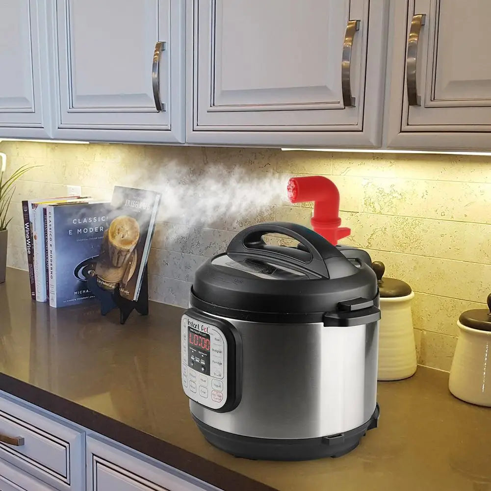 360° Adjustable Silicone Steam Diverter for Instant Pot - Safe Pressure Release Valve Accessory