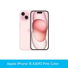 Apple iPhone 15 with A16 Bionic Chip, 6.1" OLED Display, Dual SIM, and iOS 17 - Brand New Smartphone