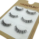 NEW 3Pairs Mink Lashes 3D Mink Eyelashes Invisible Band Natural Black Mink False Eyelash Full Strip cilios posticos Reusable  ourlum.com 3pairs5d10  