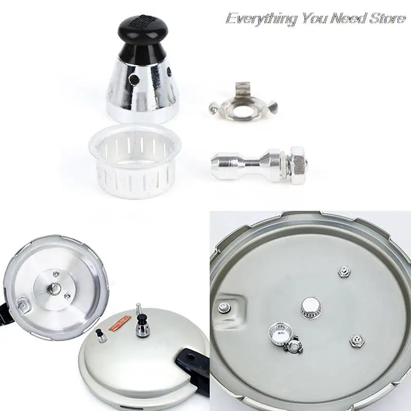 4Pcs High-Pressure Cooker Aluminum Alloy Accessories - Exhaust Valve & Pressure Relief Kit