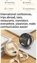 2025 New AI Translation Earbuds OWS Non In Ear Bluetooth 5.4