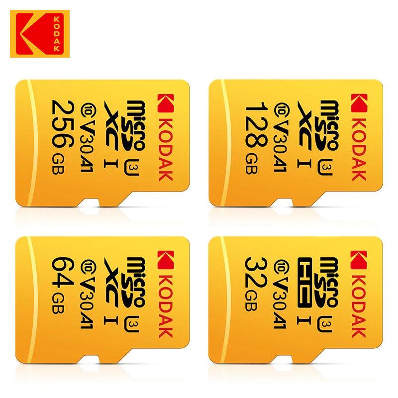 KODAK 256GB High-Speed Class 10 Memory Card for 4K Recording  ourlum.com   