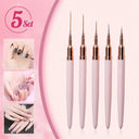 Nail Art Brush Set: Precision Detailing & Delicate Patterns