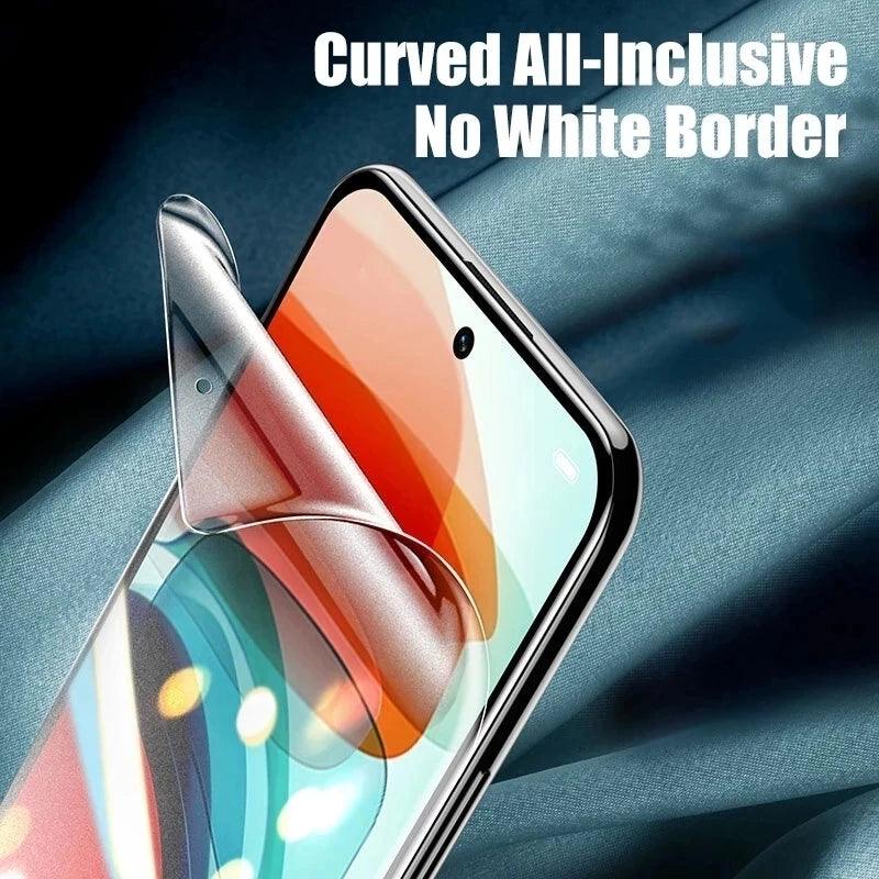 Crystal Clear Hydrogel Screen Protector for Xiaomi Poco X3 Pro and Redmi Note Series - 2 Pack  ourlum.com   