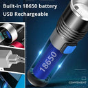 395nm UV Flashlight: Enhanced Detection & Zoomable USB Rechargeable  ourlum.com   