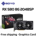 Soyo Original Radeon RX580 8G Graphics Card for Gaming