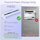 Phomemo M832 Thermal Printer A4 Bluetooth Portable Wireless Inkless Printer