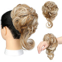 Messy Curly Chignon Bun Wig Stylish Hairpiece for Women