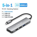 Lemorele USB Hub: High-Speed 4 Port Splitter for  Macbook  ourlum.com 5Ports Hub  