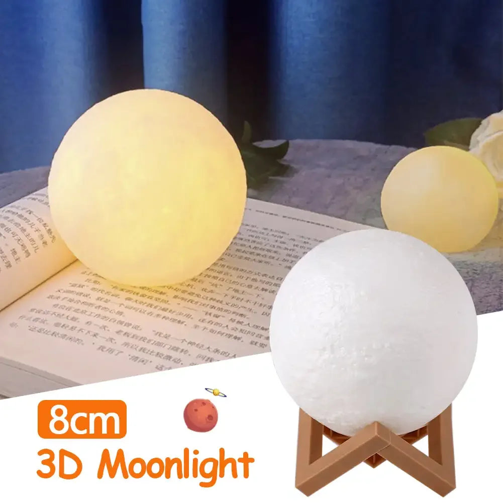 LED Night Light 3D Print Moon Lamp Battery Color Change 3D Light Touch Moon Lamp Children's Lights Night Lamp for Home  ourlum.com   