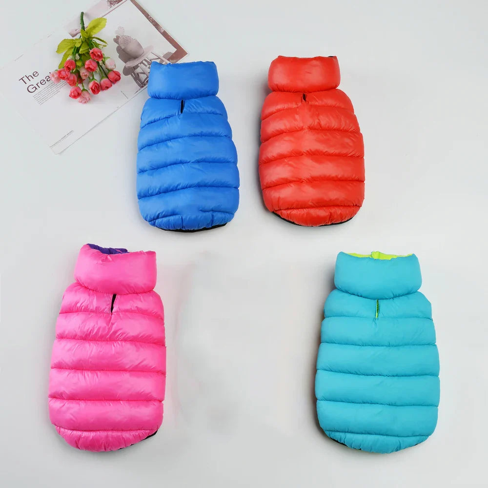 Winter Dog Vest Jacket: Stylish, Reversible & Waterproof Coat for Dogs  ourlum.com   