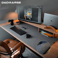 Wool Felt Mouse Pad: Enhanced Desk Protector for Gaming & Office