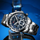 CURREN Chronograph Sports Watch: Stylish & Functional Timepiece  ourlum.com   