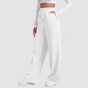 Women’s Drawstring Sweatpants Wide Straight Leg Casual Pants