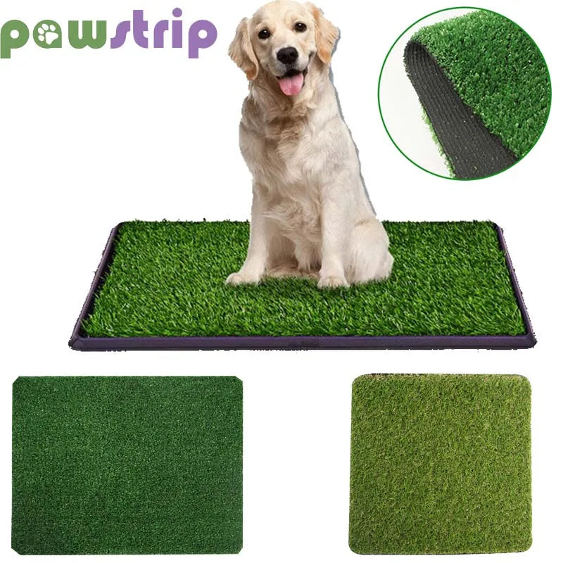 Portable Pet Toilet Training Pad: Breathable Lawn Dog Trainer Mat  ourlum.com   