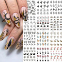 Winter Hedgehog Nail Art Stickers for Charming Nails