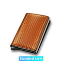 RFID Slim Leather Wallet: Stylish Card Holder with Protection