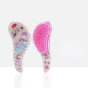 Cartoon Magic Comb Anti-static Massage Unicorn Hair Brushes Tangle Detangle Shower Massage Hairbrush Comb Salon Accessories Pink  ourlum.com NO.4  