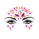 3D Sexy Face Tattoo Stickers Temporary Tattoos Glitter Fake Tattoo Rhinestones Masquerade for Women Party Face Jewels Tattoo  ourlum.com NO.8  