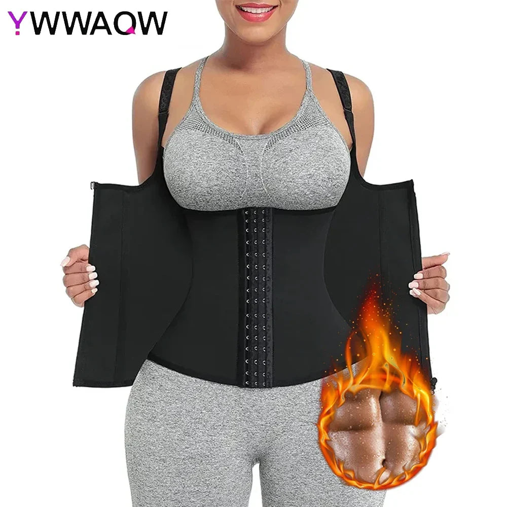 Slimming Sauna Waist Trainer Vest for Weight Loss & Body Shaping Compression Shirt