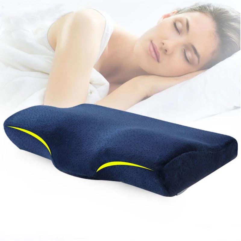 Cervical Support Memory Foam Pillow for Neck Pain Relief and Alignment