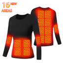 Ski Thermal Heated Underwear Winter Warm Underwear Men Women