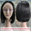 Brazilian Straight Bob Lace Front Wig Remy Human Hair Luxurious