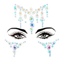 3D Sexy Face Tattoo Stickers Temporary Tattoos Glitter Fake Tattoo Rhinestones Masquerade for Women Party Face Jewels Tattoo  ourlum.com NO.6  