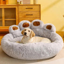 Fluffy Dog Bed: Soft and Cozy Pet Sleep Haven for Dogs