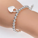 Sterling Silver Chain Bracelet Elegant Party Wedding Jewelry