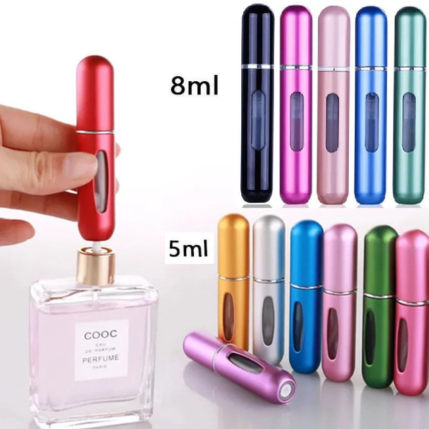 Travel-Friendly Perfume Refill Spray Bottle: Convenient Atomizer for On-the-Go Luxe