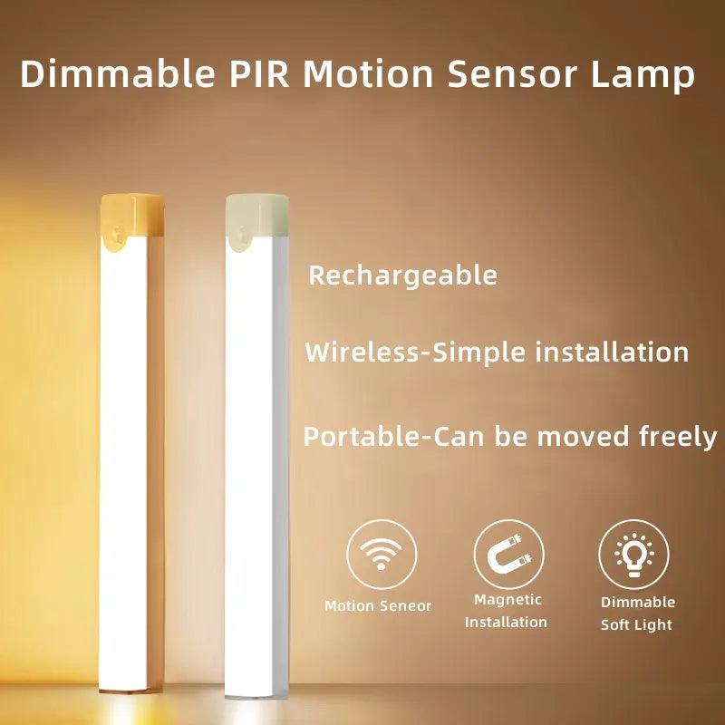 Motion Sensor LED Cabinet Light: Wireless Dimmable Night Lamp  ourlum.com   