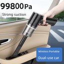 Car Cleaner Car Wireless Charging Mini Handheld Strong Suction