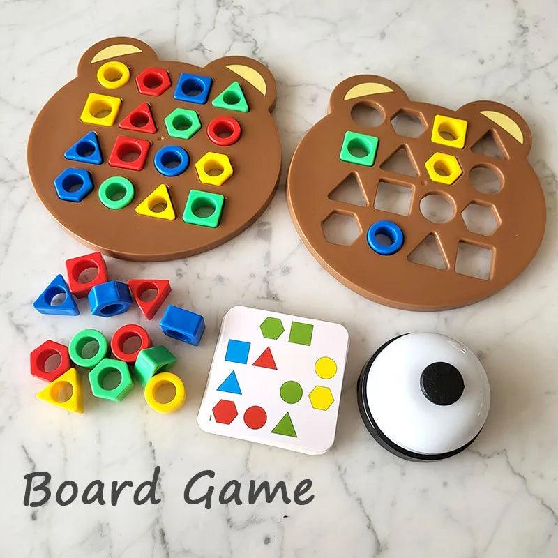 Children's Geometric Shape Matching Puzzle Board Games: Enhance Learning & Interaction  ourlum.com   