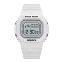 Colorful LED Sports Watch for Boys, Girls, Students, Men, and Women  ourlum.com White  