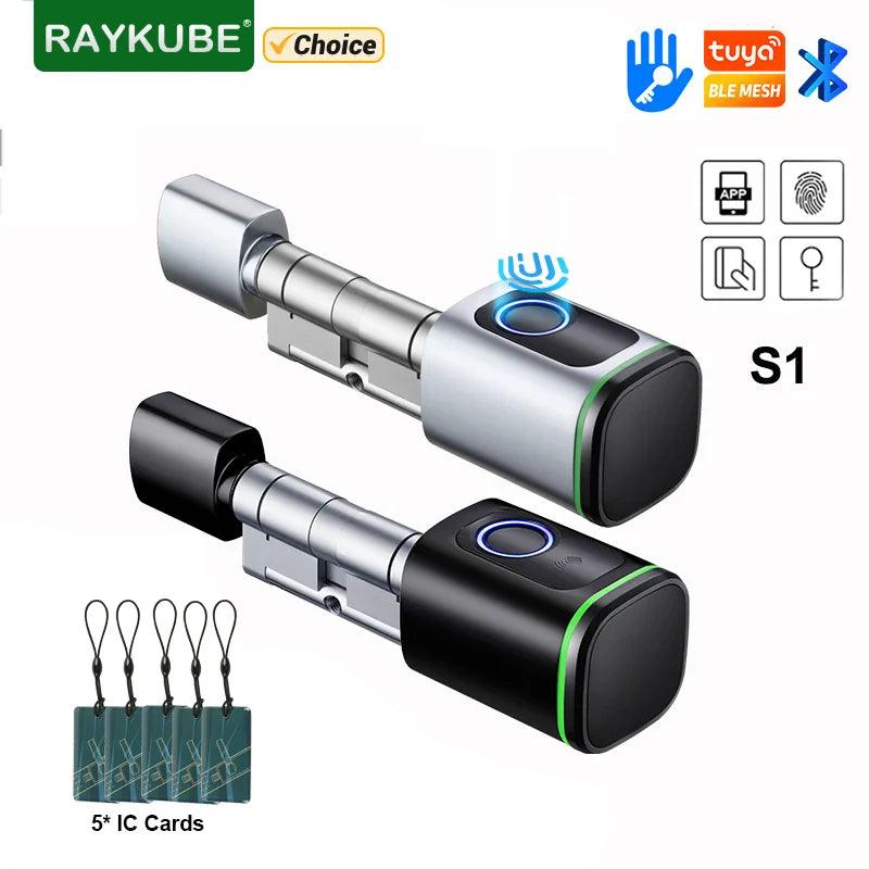 RAYKUBE S1 Smart Door Lock: Secure Access, Remote Control & Smart Home Integration  ourlum.com   