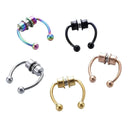 1pc Magnetic False Nose Rings Stainless Steel Septum Jewelry