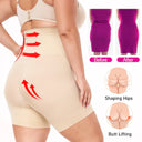 Plus Size High Waisted Shapewear Shorts for Tummy Control