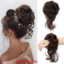 Messy Curly Chignon Bun Wig Stylish Hairpiece for Women