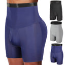 Men's High Waist Body Shaper Boxer Briefs for Tummy Control