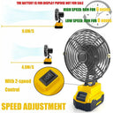 Dewalt 20V MAX Cordless Jobsite Fan Adjustable Portable Airflow