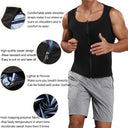 Men Body Shaper Sauna Heat Trapping Sweat Enhancing Vest