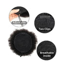 4Inch Afro Puff Drawstring Ponytail Clip-In Hair Bun Accessory