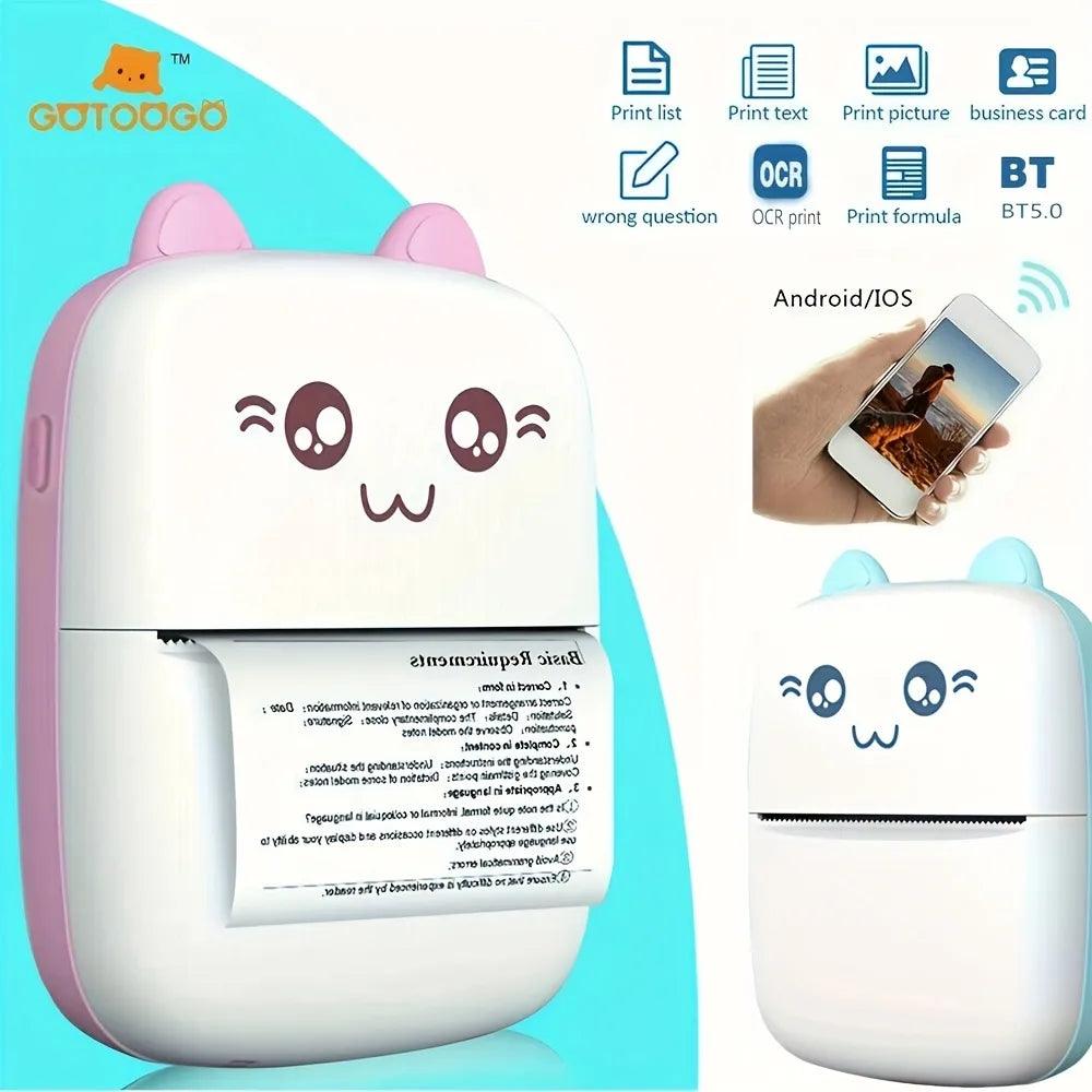 Portable Mini Photo Printer: Wireless BT Thermal Printer for On-The-Go Printing  ourlum.com   