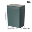 15/18L Smart Sensor Trash Can Waterproof Intelligent Touchless