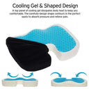 Orthopedic U-Shape Memory Foam Cushion for Tailbone Relief