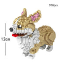 Dog Model Building Block Set: Creative, Fun, Educational Pet Toy for All Ages  ourlum.com Corgi in bag  